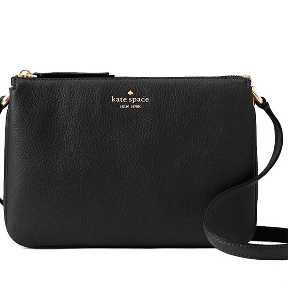 NWT Kate spade crossbody & matching wallet black - Picture 3 of 13